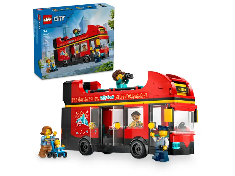 Lego Rød dobbeltdækker-turistbus